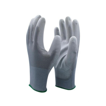 Hespax Guantes de trabajo de PU gris barato Industrial